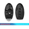uxcell 4 Buttons Uncut Insert Key Fob Remote Control Case Shell Replacement KR55WK48903 for Nissan Altima 2007-2012 Maxima 2010-2012