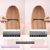 3 Pcs Carbon Fiber Cutting Combs Haircutting Combs Professional Heat Resistant Comb Barber Comb All Purpose Hair Stylist Combs Medium and Fine Tooth for Man Woman Clipper Cuts, Salon and Home