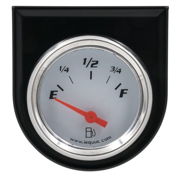 Equus 5362 2" Fuel Level Gauge, White