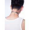 Yeeech Temporary Tattoos for Men Waterproof Long Lasting Neck Design Cross Blessed Wings America Tribal Religious (4 Sheets)