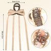 Bow Hair Claw Clips with Long Tail, Tassel Ribbon Hair Claw Clips Bow-knot Hair Clips for Women,3 Pcs
