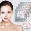 Ueseinl 4 PACK Deep Collagen Overnight Mask, Bio-collagen Face Hydrogel Mask Korean Skincare Facial sheet masks for lifting, firming, and Elasticity Improvement (Collagen Mask)