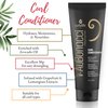 AuBonacci Curl Conditioner - Moisture-Rich Strengthening and Conditioning Treatment With Avocado Oil for Curly Hair, Frizz-Fighting Paraben-Free Formula, 8 Ounces