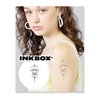 Inkbox Temporary Tattoos, Semi-Permanent Tattoo, One Premium Easy Long Lasting, Water-Resistant Temp Tattoo with For Now Ink - Lasts 1-2 Weeks, City Sun, 4 x 4 in
