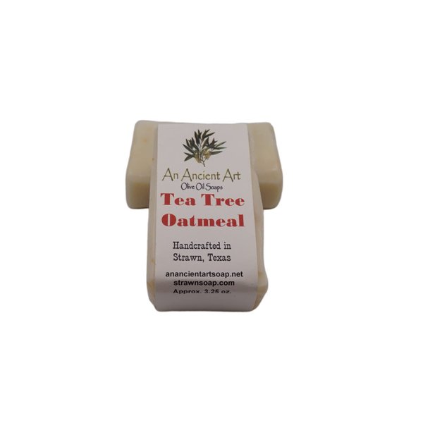 Ancient Art Soap 3.25oz Handcrafted Olive Oil Soap Bar Tea Tree Oatmeal