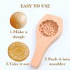 Killer's Instinct Outdoors Carved Round Wooden Mould Press Mooncake Mold Middle Eastern Cookie & Cake Mold 2-1/2" Diameter 1/2" Depth Maamoul Cookie Mold