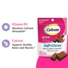 Caltrate Soft Chews 600 Plus D3 Calcium Vitamin D Supplement, Chocolate Truffle - 60 Count(Packaging May Vary)