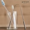 The Legend Stainless Steel Tongue Scrapers-Metal U Shaped Tongue Scraper for Fresher Breath- Tongue Scraper to Keep Mouth and Teeth Healthy and Cleaner- (Stainless Steel) (Pack of 1)