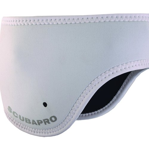 SCUBAPRO Neoprene Headband, White, S/M
