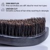 ZEUS Premium Hair Brush, Men's Grooming Beard & Hair Brush, Beech Wood & 100% Boar Bristle (Handle Brush)