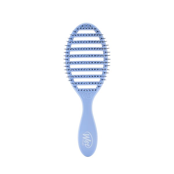 Wet Brush Speed Dry Hair Brush - Sky Blue - Vented Design and Ultra Soft HeatFlex Bristles Are Blow Dry Safe With Ergonomic Handle Manages Tangle and Uncontrollable Hair - Pain-Free