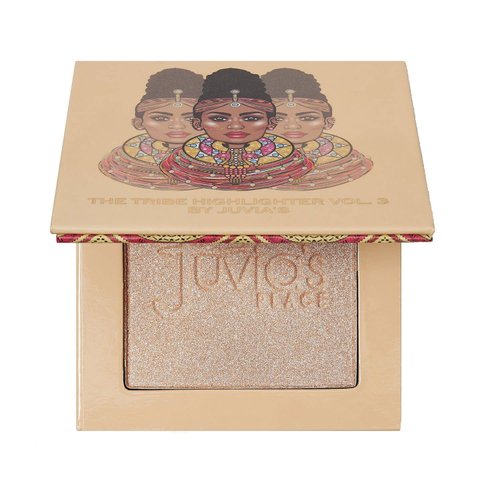 Juvia's Place Highlighter Tribe Glow Vol.3 - Highlighter Powder, Baked Highlighter, Shimmer Highlighter Makeup, Long-Wearing & Illuminating Cheek Highlighter - Suitable for Lighter Skin Tones