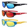 DYLB 3 Pack Flexible Kids Polarized Sunglasses For Boys Girls With Strap, Sport Sunglasses for Children Age 3-10.
