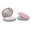 zaoalife 2 Pcs Loose Powder Container,3g Reusable Plastic Empty Powder Case Loose Powder Compact Case with Mirror and Net Sifter,Portable Makeup Powder case