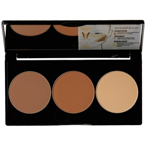 SmashBox Step By Step Contour Kit With Light Medium Brush, Brown, 4 Ounce