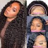 Urgirl Water Wave Lace Front Wigs Human Hair 13x4 Lace Front Wigs for Black Women 180% Density Wet and Wavy Human Hair Wigs with Baby Hair 26inch