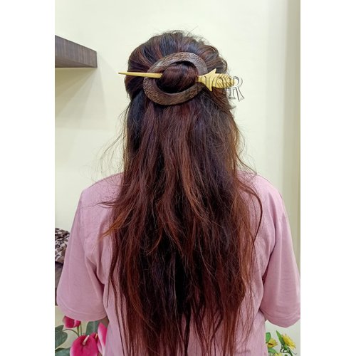 Handmade Wooden Hairpin vintage Chopsticks Decorative Accessory Wood Hair Stick for Women Girls Long Hair Rustic Vintage Home Decor Gifts