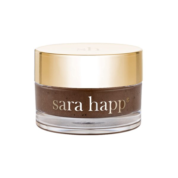 sara happ The Lip Scrub: Vanilla Bean Sugar Scrub, Exfoliating Lip Treatment, Moisturizer for Dry and Flaky Lips, Vegan, 0.5 oz