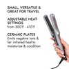 Ion Titanium Ceramic Travel Flat Iron, 1 Inch