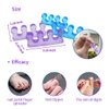 SUNFATT Toe Separators for Pedicure,Toe Separators for Women,Pedicure Toe Separators for Separating Toenails or Nails,Easy Finger and Toenail Polish Grooming,Soft Gel Toe Spacers Pedicure Kit.
