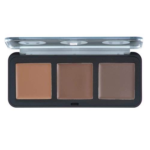 The Crème Shop | 123 Smile - Shading Cream Trio Face Makeup Palette (Medium)
