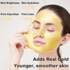 LemonSac Gold Peel Off Mask, 24k Gold Face Mask, 24K Gold Peel Off Mask, Anti-Aging Gold Face Mask for Moisturizing Removes Blackheads (1pcs)