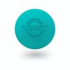 Velocity Massage Lacrosse Ball for Muscle Knots, Myofascial Release, Yoga & Trigger Point Therapy - Firm Rubber Scientifically Designed for Durability and Reliability - Teal, 1 Ball