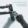 Tilta Right Angle Rosette Adapter to 1/4″-20 with Locating Pins | Compatible with Nucleus Nano II Control Handle & Lightweight Shoulder Rig | Aluminum Alloy and Stainless Steel | Black | TA-RRA-1420