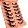 Yasnai Cat Eye Lashes False Eyelashes Volume Lashes Wispy Fake Lashes Natural Eyelashes 7 Pairs Pack 9D