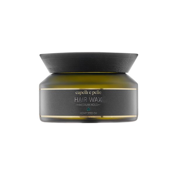 capelli e pelle Hair Wax - All Natural Light Medium Hair Wax -Flexible Hold - Low Shine - Hydrating Hair Cream - Styling Cream for Everyday Use