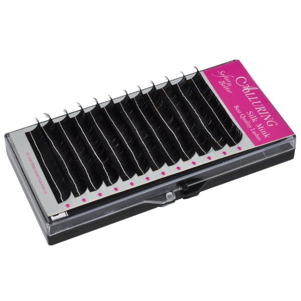 Alluring Silk Mink Lashes for Eyelash Extensions C curl .23mm thickness