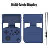 for RG40XXV Silicone Protective Case, Soft Case for Anbernic RG 40XXV only, RG 40XX V Retro Handheld Game Console Accessories, Anti-Scratch Washable Silicone Case with Lanyard (Blue)