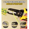 DOWELL 10-22 AWG Wire Stripper Cutter Wire Stripping Tool And Multi-Function Hand Tool，Professional Handle Design And Refined Craftsmanship.