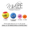 Midlee Happy Birthday Dog Tennis Balls (12 Pack) (Small, Pink)