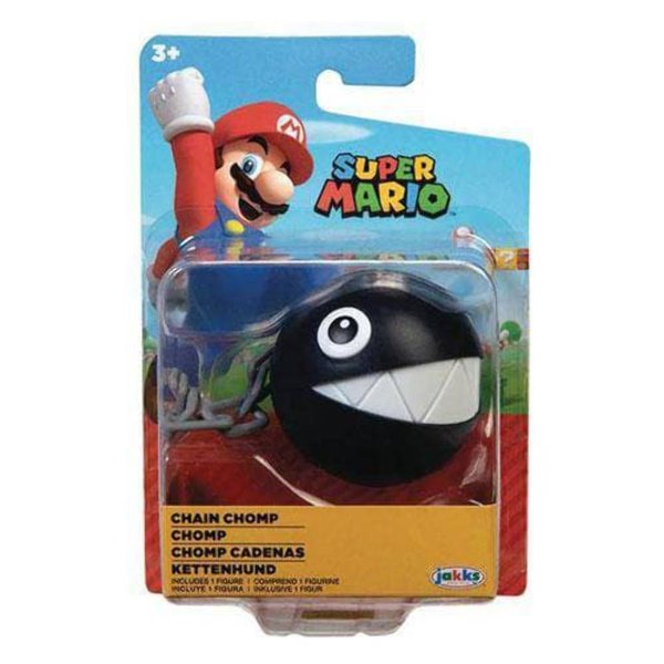 Super Mario Action Figure 2.5 Inch Chain Chomp Collectible Toy