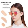 96 Pairs Eyeglass Nose Pads Soft Foam Adhesive Anti-Slip Silicone Glasses Nose Pads Self Adhesive Nose Pads Stickers for Eyeglasses Glasses Sunglasses（Black and Skin Color)