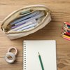 Mr. Pen- School Pencil Case, Cream, Pencil Pouch, Pen Case, Pen Pouch, Back to School Supplies