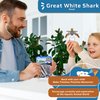 Forest & Twelfth Shark Sea Animal Toy Small – Transforming Action Figure – Changes from Detailed Animal Toy to Unique Robot Toy in Seconds – Great Gift for Both Girls and Boys (4" Great White Shark)