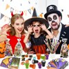 168 PCS Halloween Party Favors ,24 Pack Halloween Stationery Set Trick or Treat Gifts for kids Halloween Toy for Halloween Party Classroom School Supplies Prizes Rewards Halloween Goodie Bag Stuffers