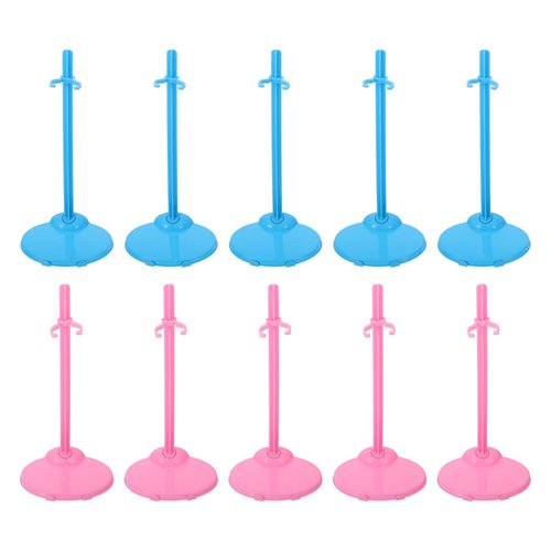 Doll Dress Form 30pcs Plastic Doll Adjustable Doll Stand Dolls Display Holder Action Figure Display Stand Stand Doll Support Legends Stands