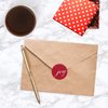 Joy Christmas Stickers / 500 Shiny Holiday Labels / 1.5" Christmas Sticker Envelope Seals/Winter Season Label/Made in The USA