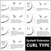 COCO Honey Lash Eyelash Extensions, Volume C Curl [2D] [0.07mm], Faux Mink Individual Lash Extensions (Length: 10mm)