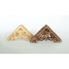 Real triangle wood and metal hair claw clip for fine thin hair (Primary color: Light wood)