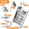279838 Dryer Heating Element Fit for Whirlpool & Maytag & Kenmore Dryers Replaces AP3094254 PS334313 8565582 3403585 - with 3392519 3977393 Thermal Fuse & 3387134 3977767 High-Limit Thermostat-Sikawai