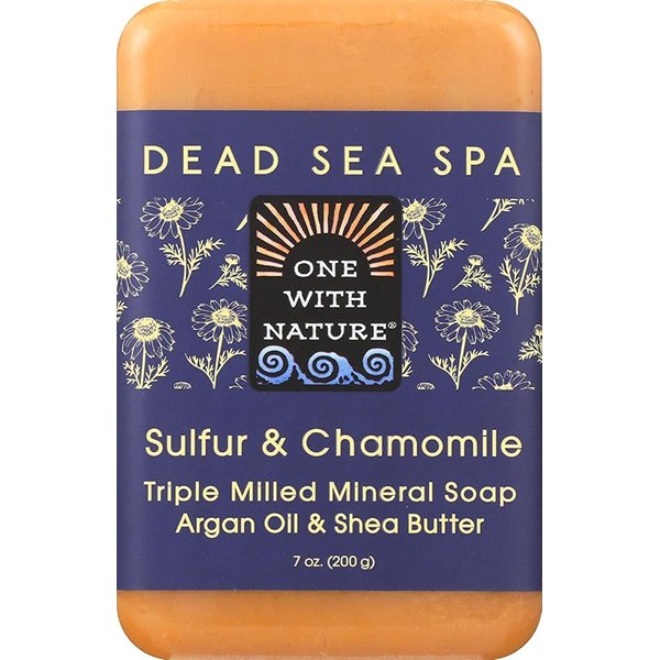 One With Nature Bar Soap, Chamomile and Sulfur, 7 Ounce