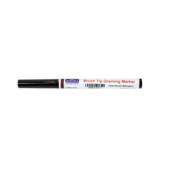 Mohawk Brush Tip Graining Marker - Deep Brown Mahogany