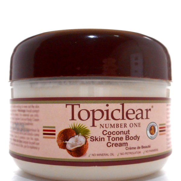 Topiclear Number One Coconut Skin Tone Body Cream 170g / 6oz