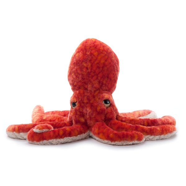 The Petting Zoo Pacific Red Octopus Stuffed Animal Plushie, Gifts for Kids, Wild Onez Sealife Animals, Octopus Plush Toy 14 inches
