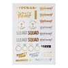 Bachelorette Party Tattoos - Bachelorette Party Favors, Decorations & Supplies by Sterling James Co. - Girl's Night Out Temporary Metallic Tattoos