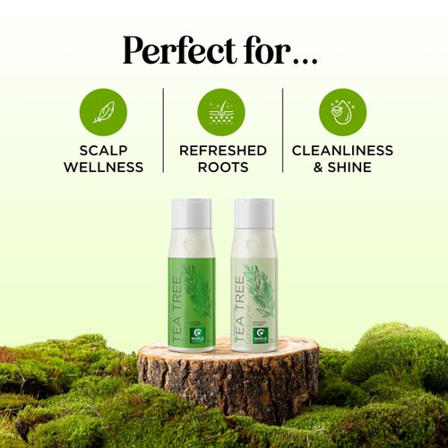 Tea Tree Shampoo and Conditioner Set - Sulfate Free Clarifying Shampoo and Conditioner for Oily Hair & Scalp Care with Cleansing Tea Tree Oil - Complete Oily and Dry Scalp Treatment for Build Up